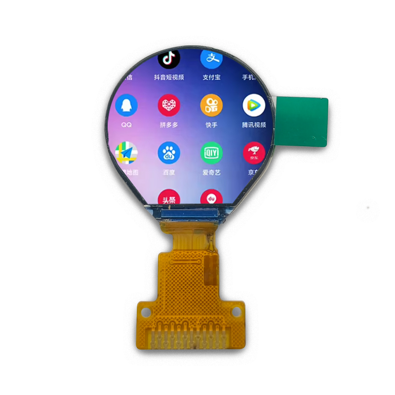 0.71 inch round tft lcd display module