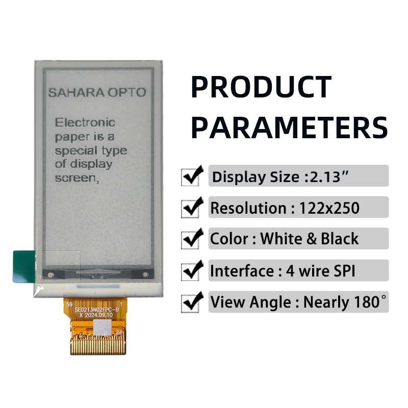 2.13 inch E paper display