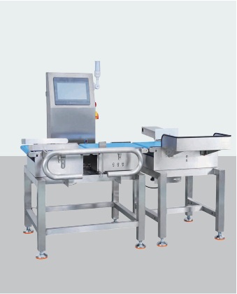 Push rod weighing machine