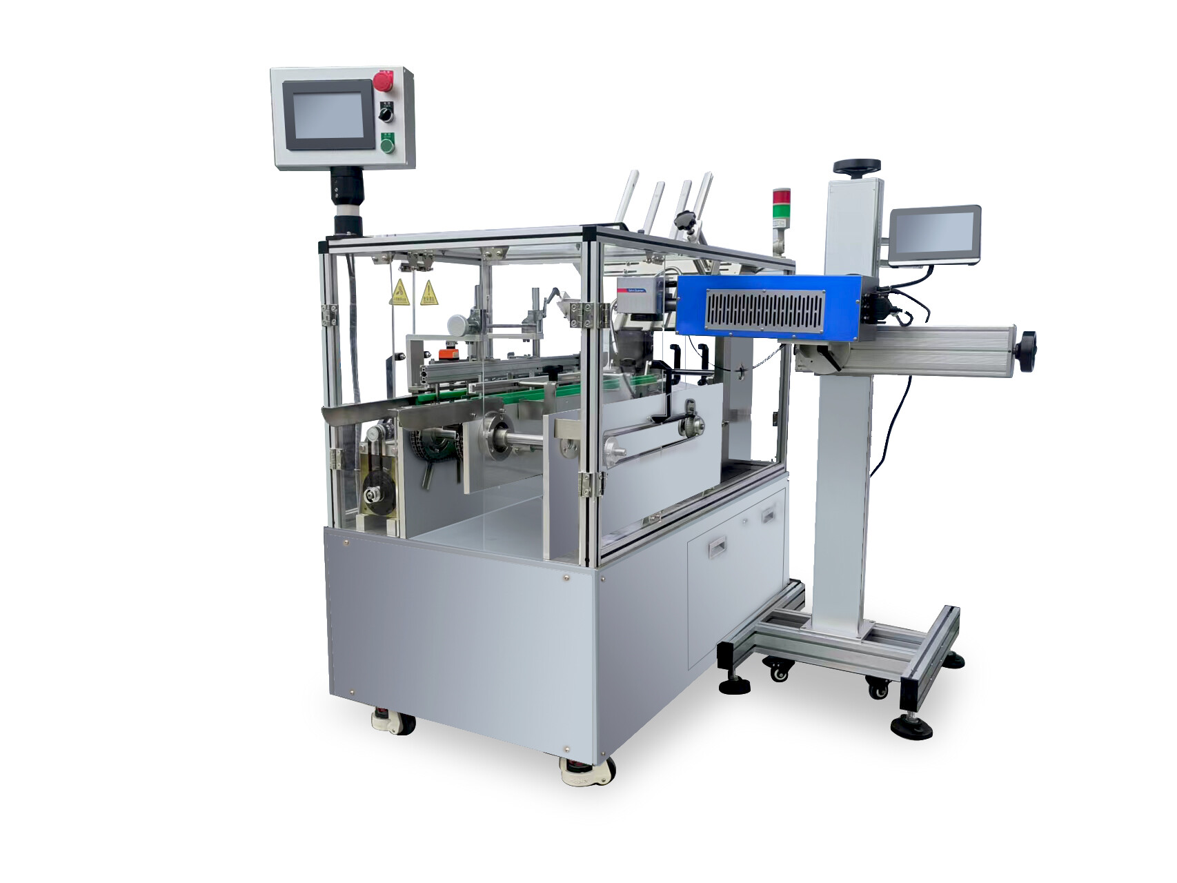 Laser Coding and Carton Opening Machine