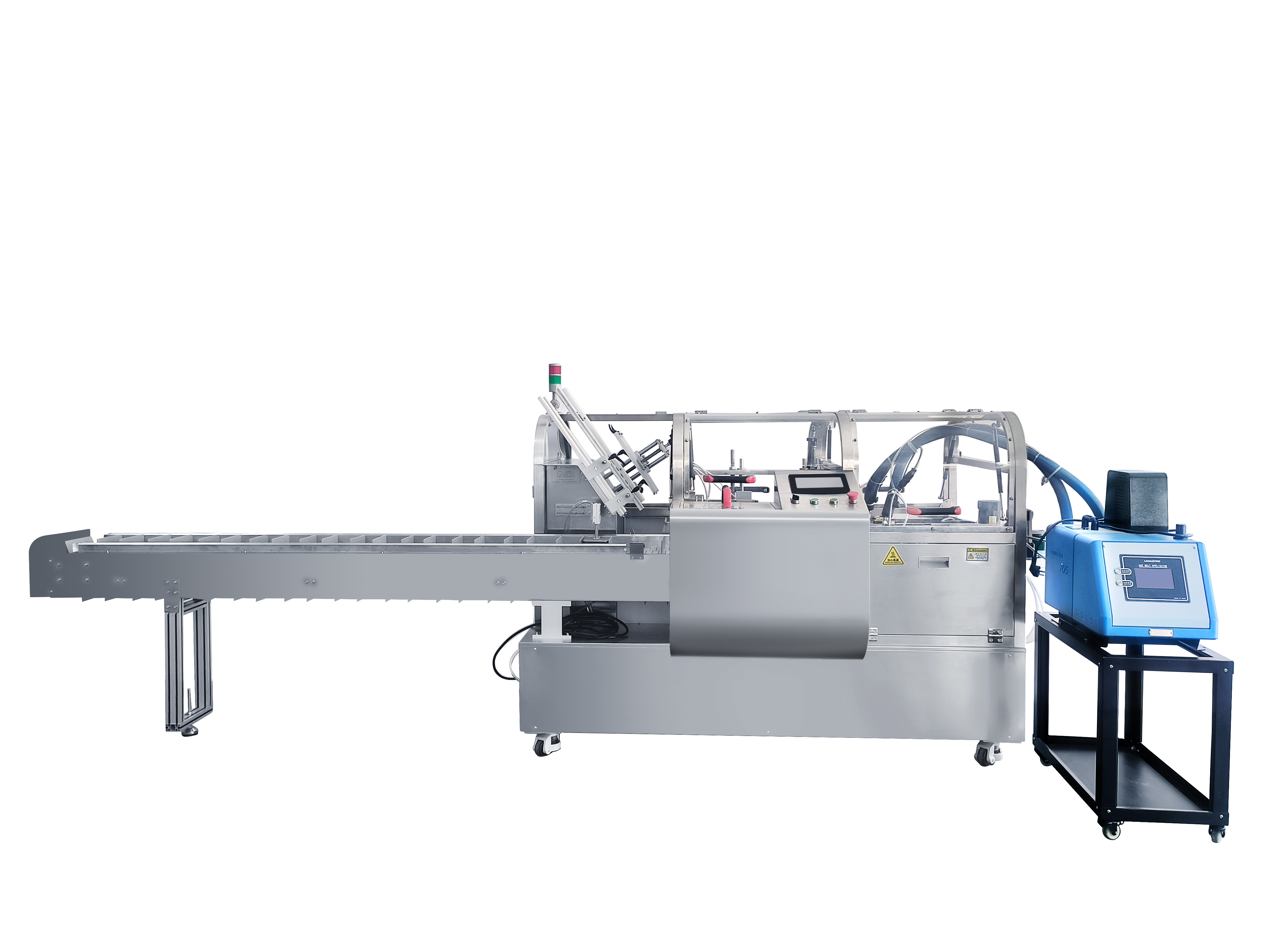 Glue-spraying Cartoning Machine