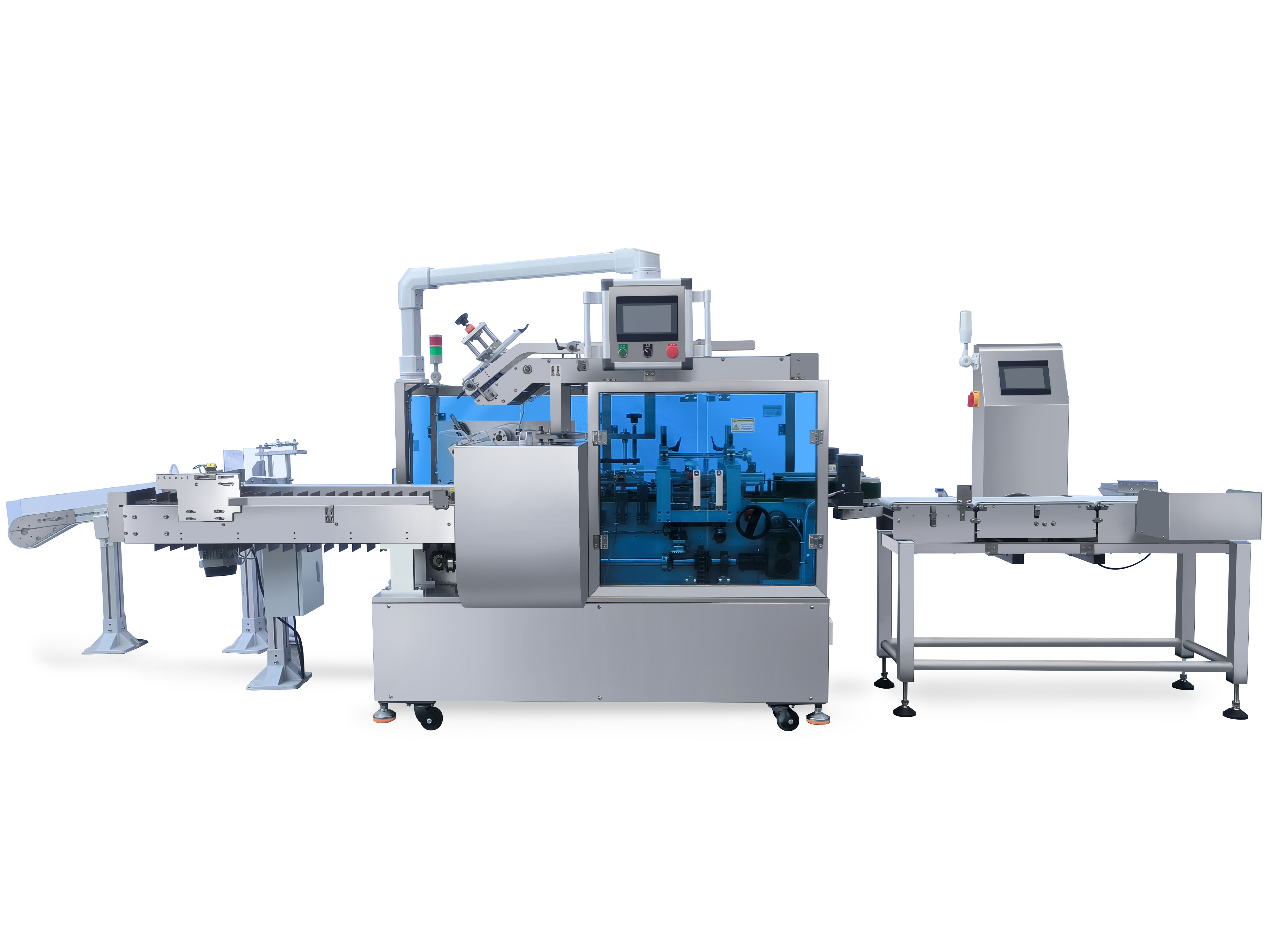 Toothpaste In-Line Weighing and Cartoning Machine