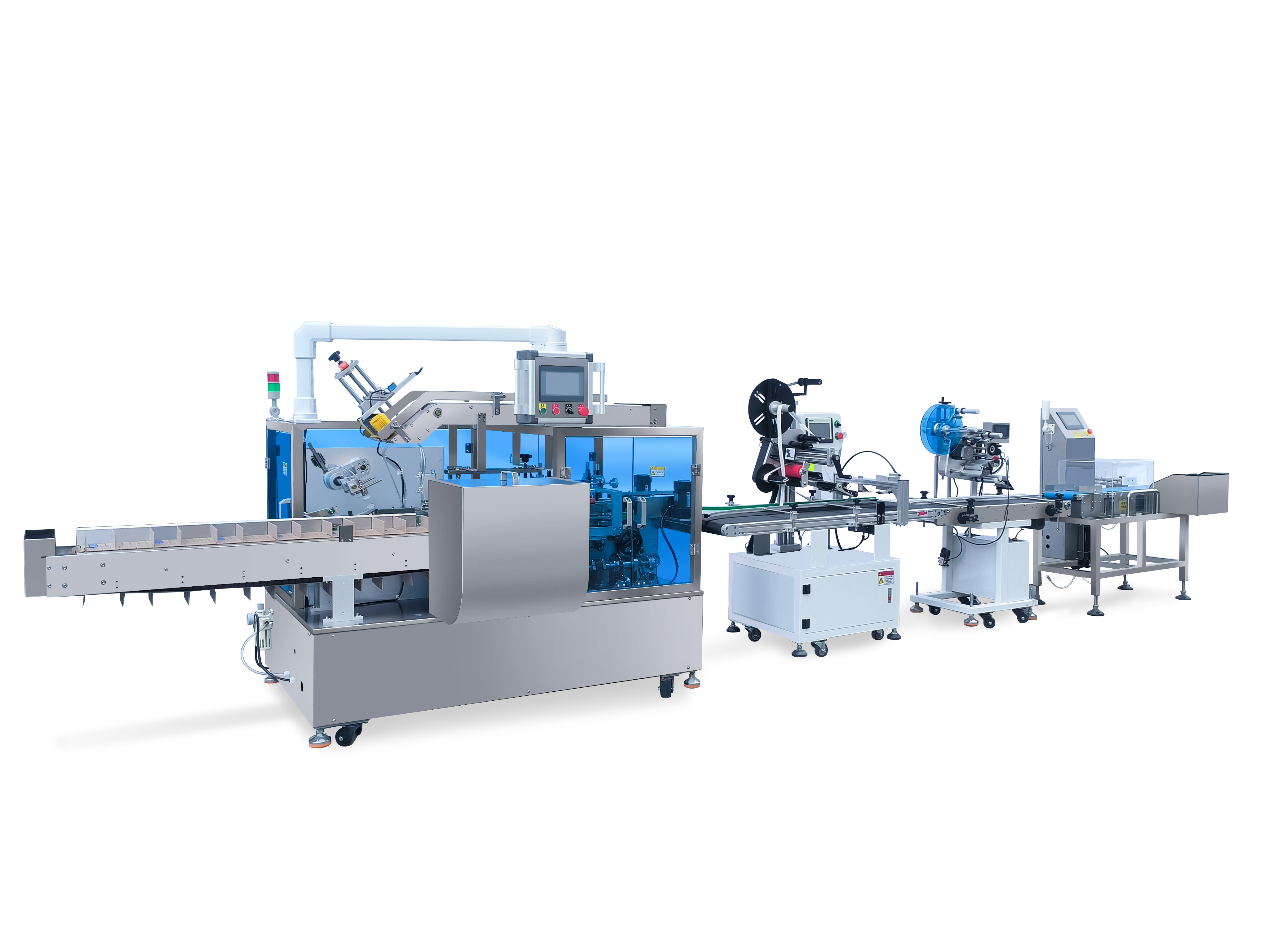 Labeling, Weighing and Cartoning Integrated Machine