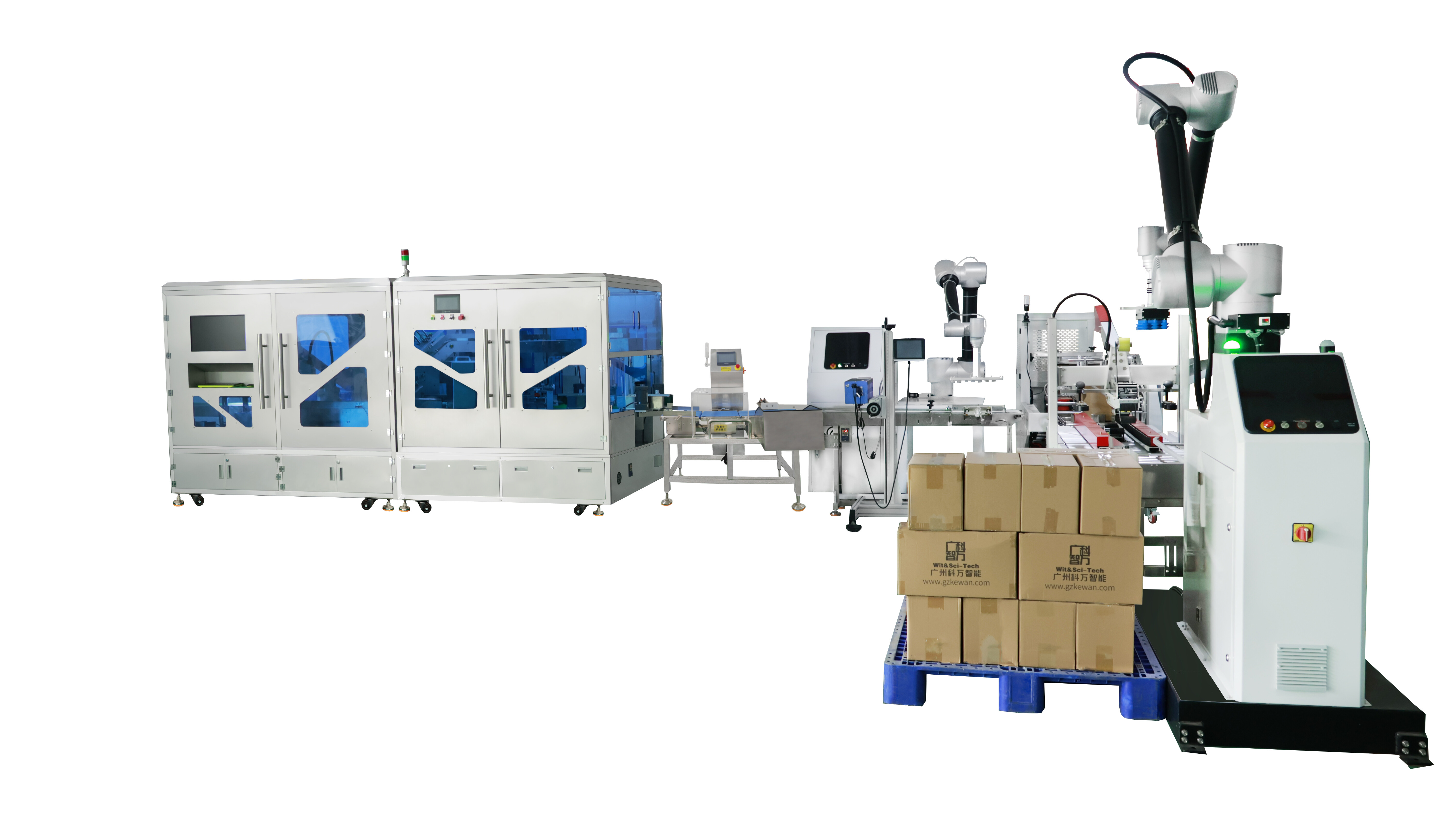 Robot production line