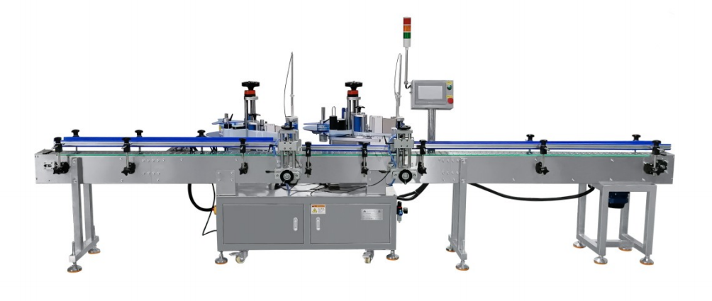 Automatic Dual-Head Positioning Labeling Machine for Round Bottles
