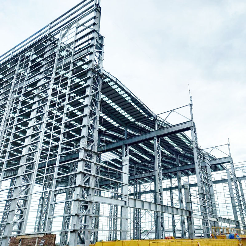 Modern High-Rise Construction Hotel Office Commercial Space Prefabricated Light Steel Structure Industrial Containers