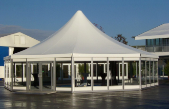 800-1300GSM PVC-Coated Fabric Architectural Membrane Tensile Membrane Shade Structures