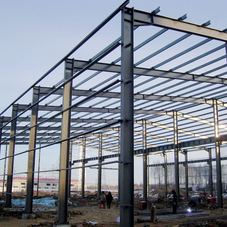High Load Bearing Prefabricated Raw Material Warehouse Steel Structure