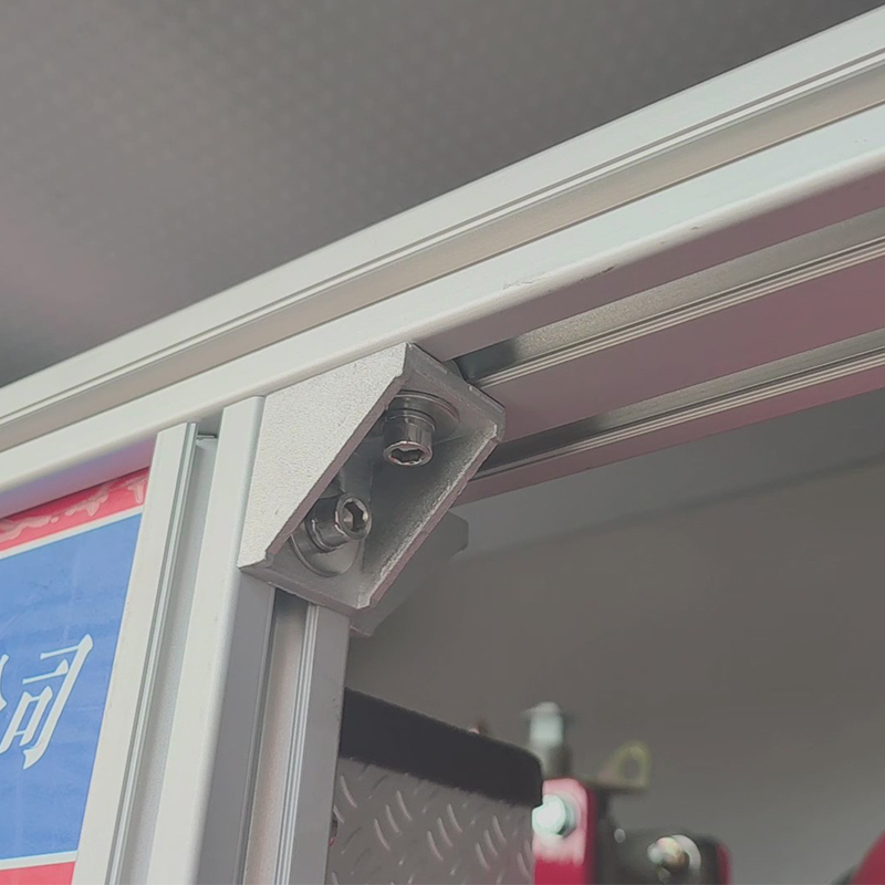 Aluminum profiles for fire truck equipment brackets