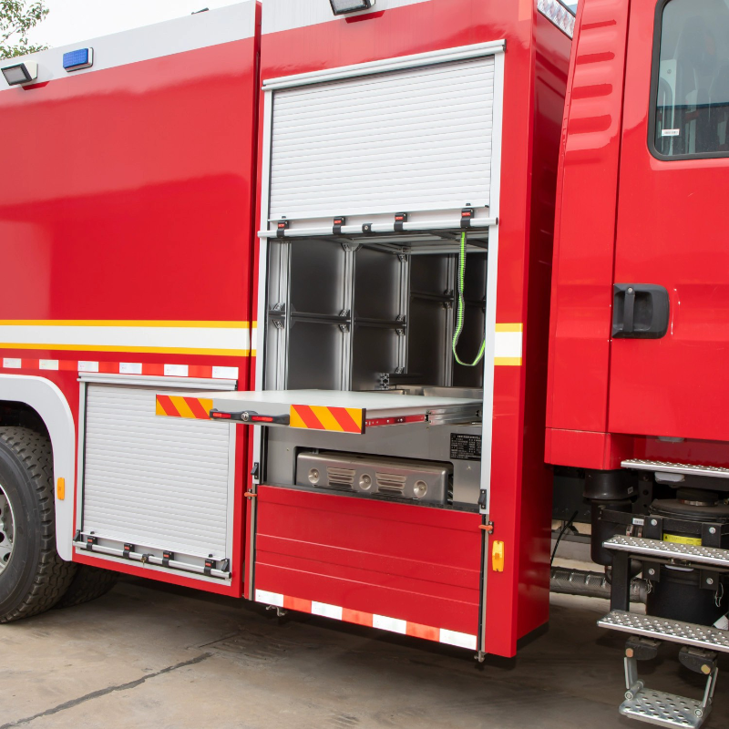 Fire truck trays