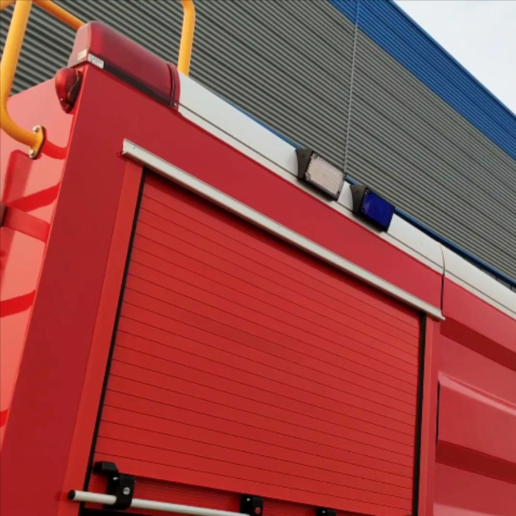 Special-purpose aluminum angle edge coverings for fire trucks