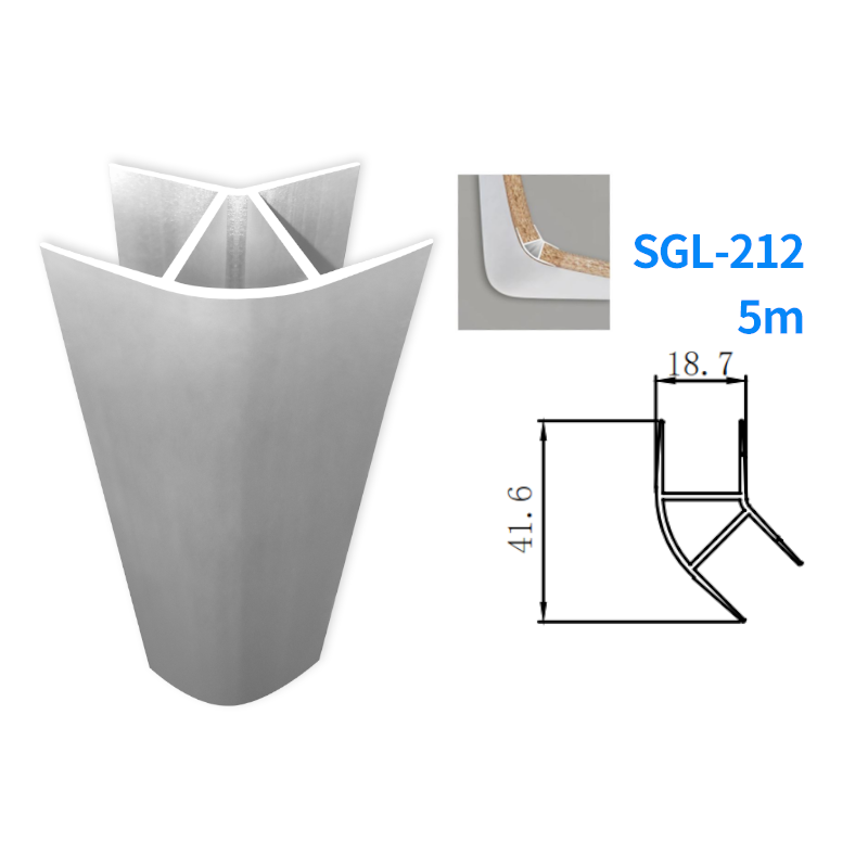 Rounded inner lining profiles for RVs