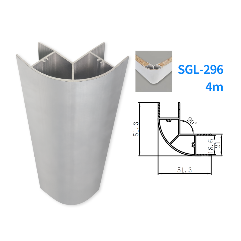 Rounded inner lining profiles for RVs