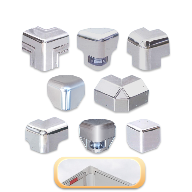 Corner covers for refrigerated trucks