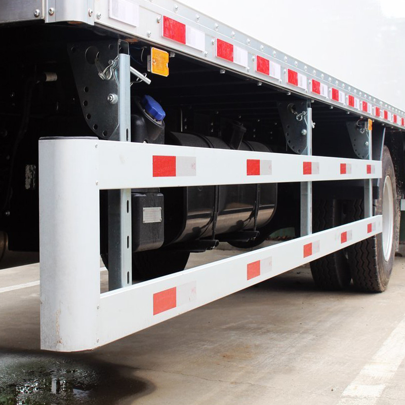 Side guards for refrigerated trucks