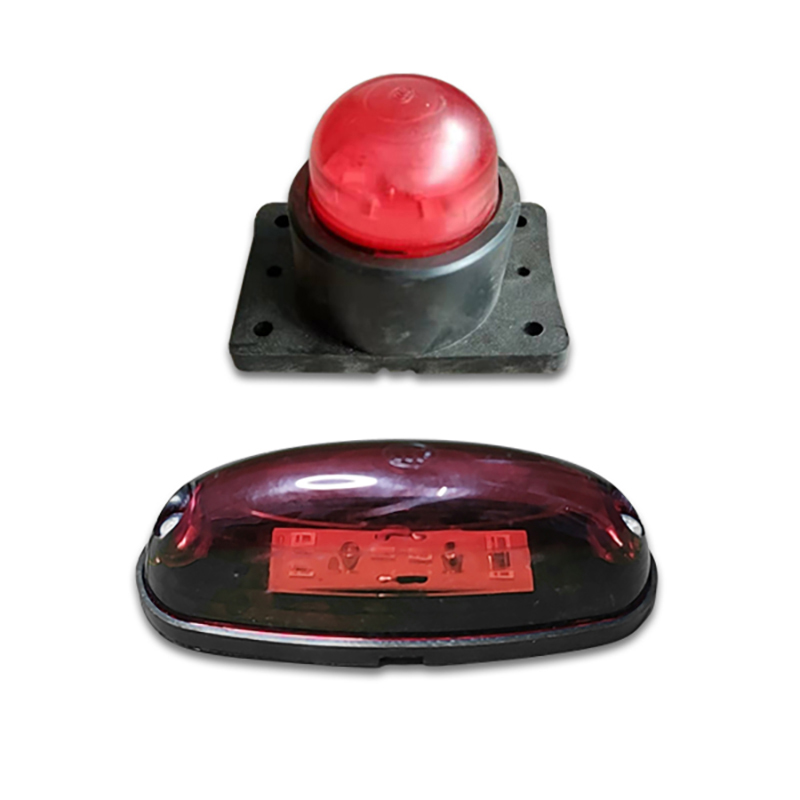 Side marker lights for reefer trucks