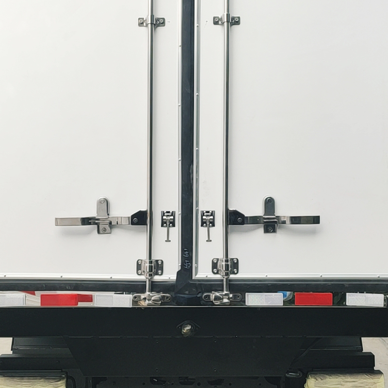 Cargo door locks for reefer trucks