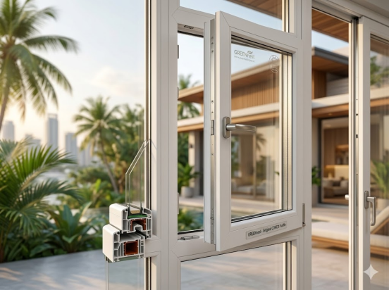 60 Series uPVC Top-Hung (Awning) Window