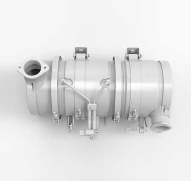 Exhaust gas after-treatment device assembly S65
