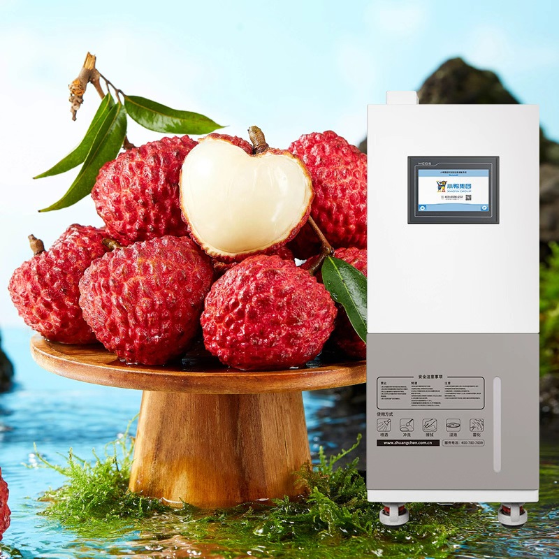 New secret to keeping lychees fresh: Little Duck hypochlorous acid escort