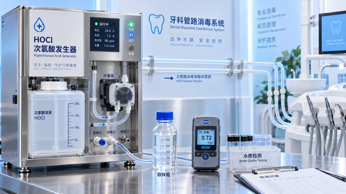 Disinfection Compliance Checks for Public Hypochlorous Acid Generator Systems