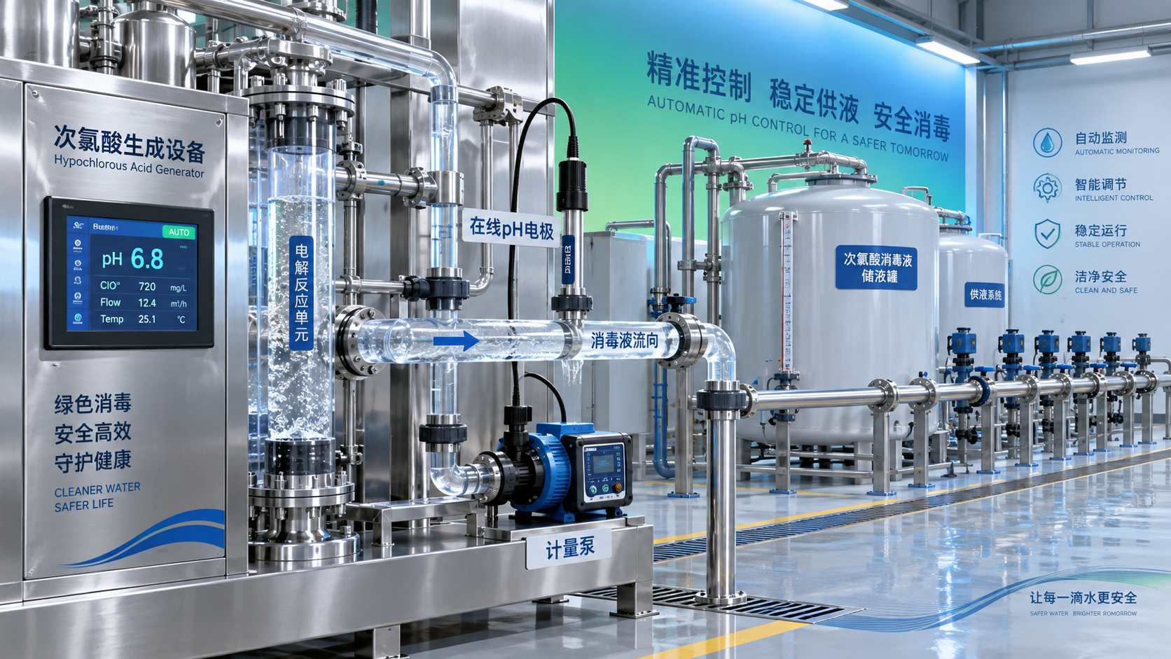HClO Generator pH Control: Why It Determines Disinfection Performance HClO Generator pH Control: Why It Determines Disinfection Performance