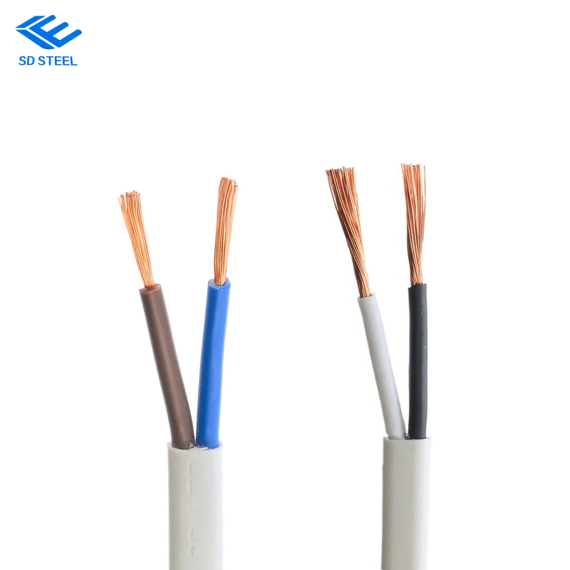 Type W two-core flat mobile power cable 2kV