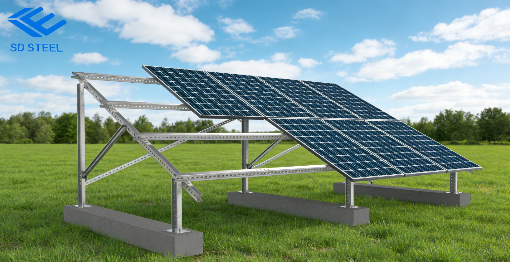 Common types of photovoltaic mounting structures and a basic introduction to mounting structure foundations.