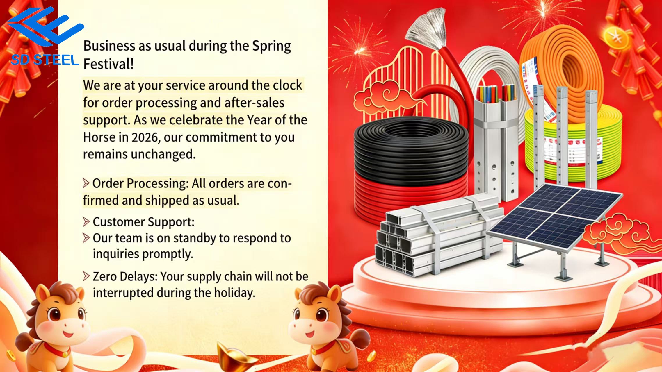 Important Notice: Full Business Operations During Chinese Spring Festival