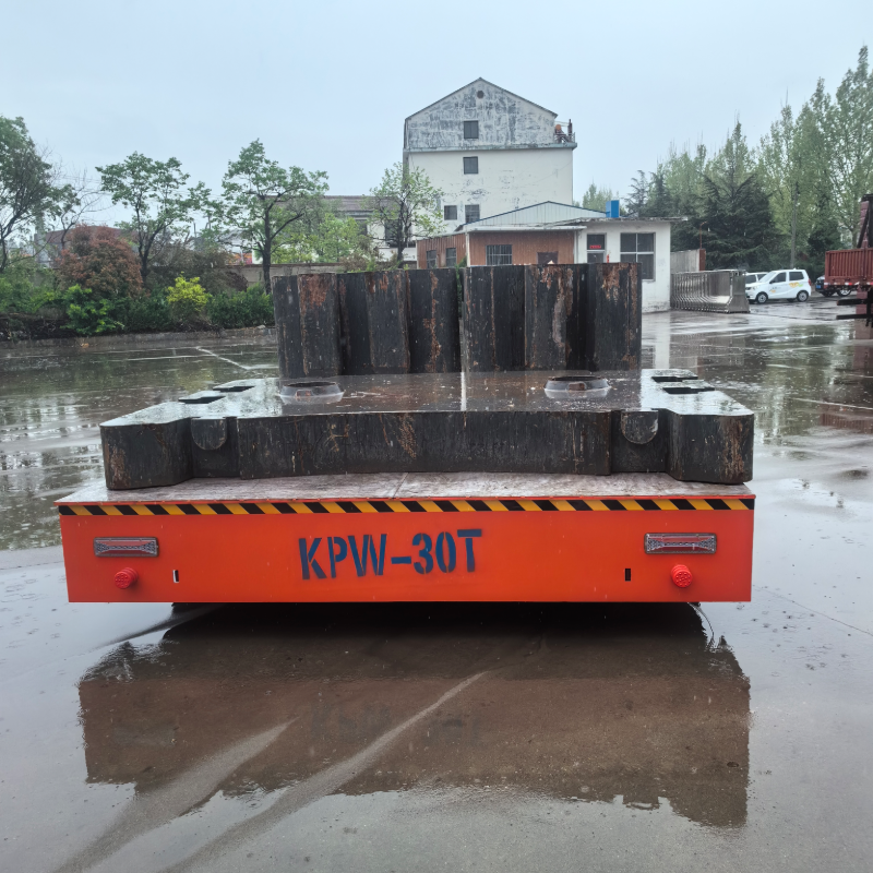 KPW trackless electric flat car