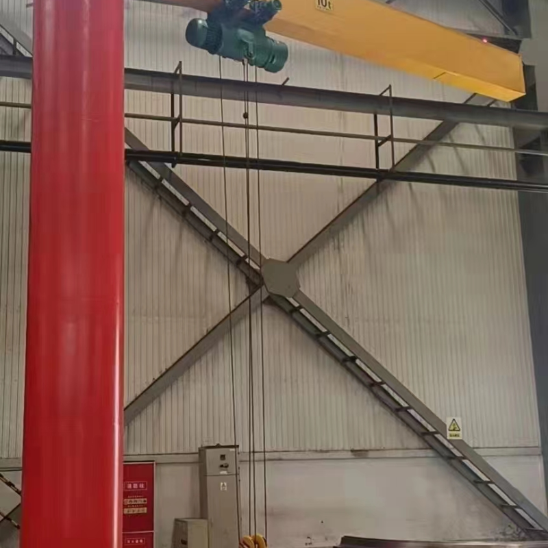 Column-mounted jib crane