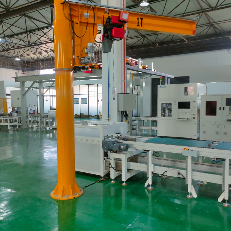 Column-mounted jib crane