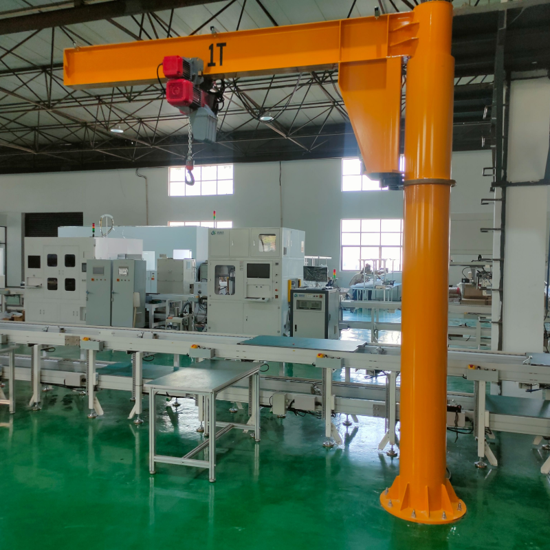 Column-mounted jib crane