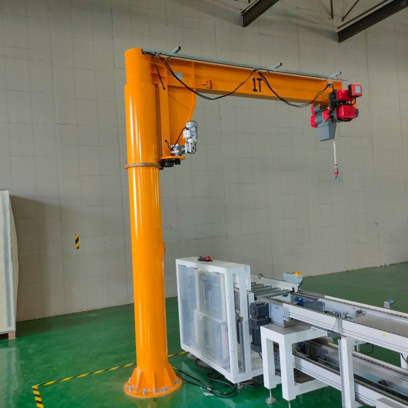 Column-mounted jib crane