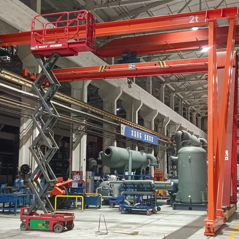 BMH semi-gantry crane