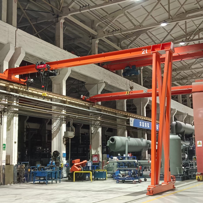 BMH semi-gantry crane