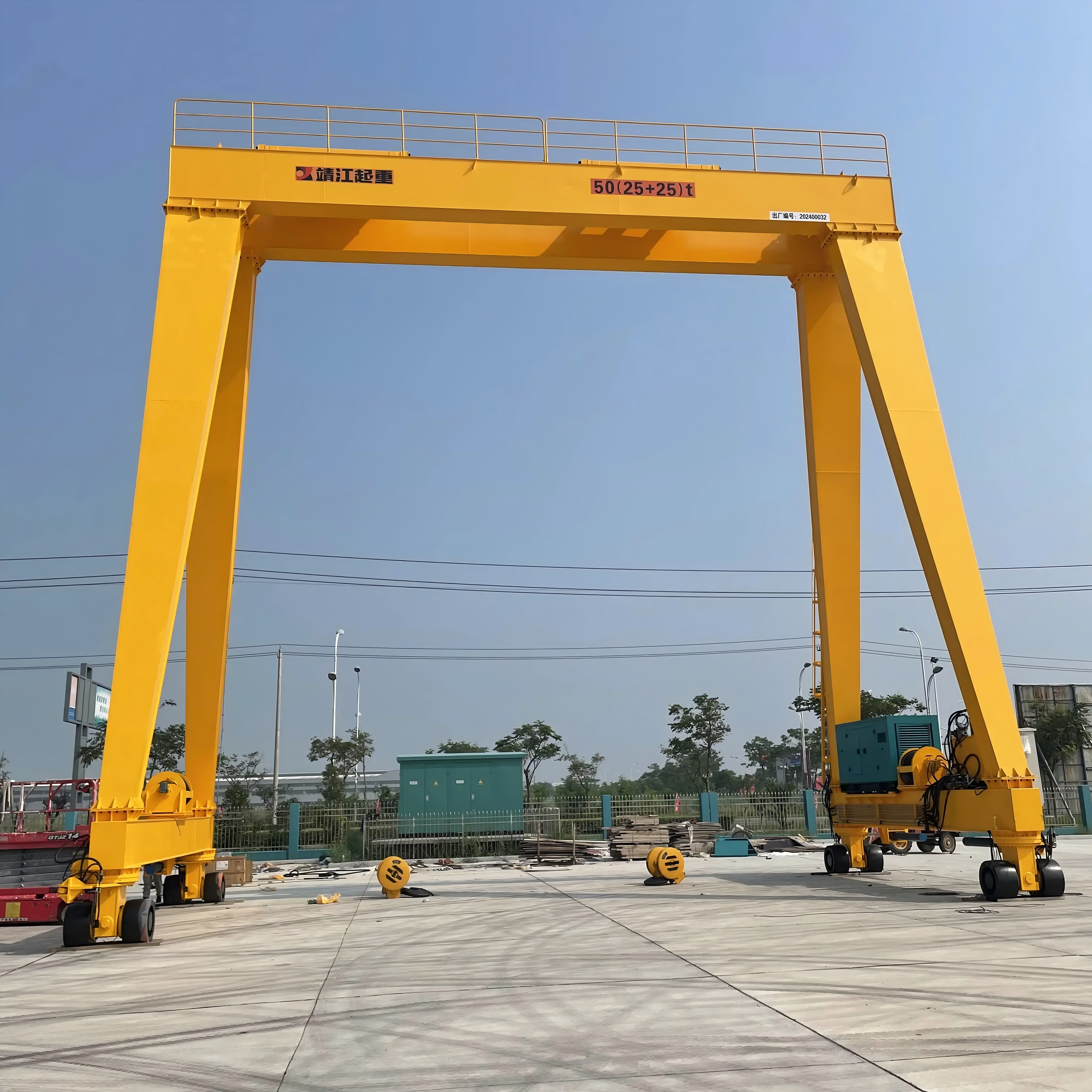 Double girder gantry crane