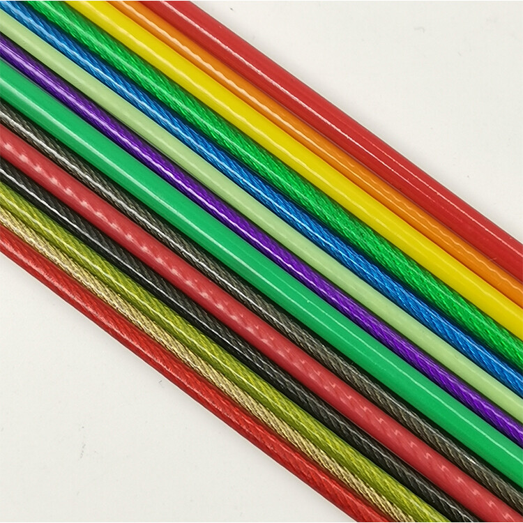 Color coated steel wire rope
