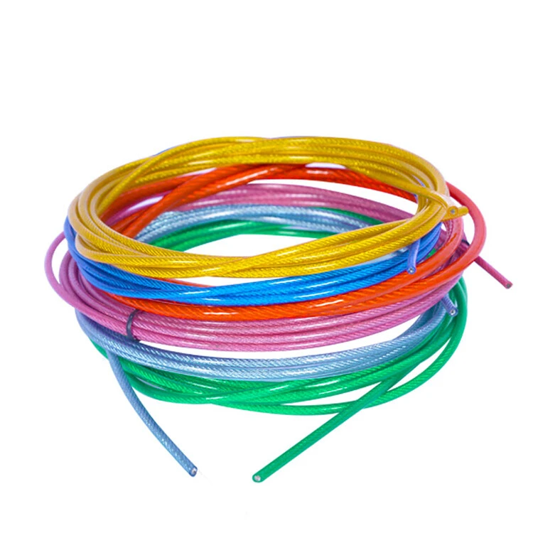 Wire Rope Color Es Color coated steel wire rope-TAIZHOU HARD METAL PRODUCTS CO . , LTD