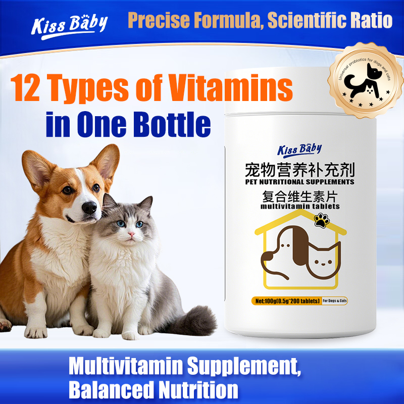 Pet Multivitamin Tablets for Dogs & Cats