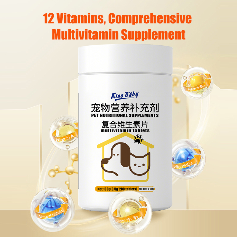 Pet Multivitamin Tablets for Dogs & Cats