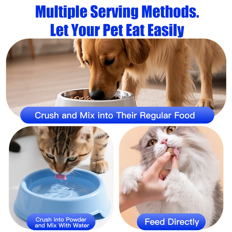 Pet Supplements & Health Care - Shark Cartilage Tablets for Dogs, Calcium Tablets for Cats