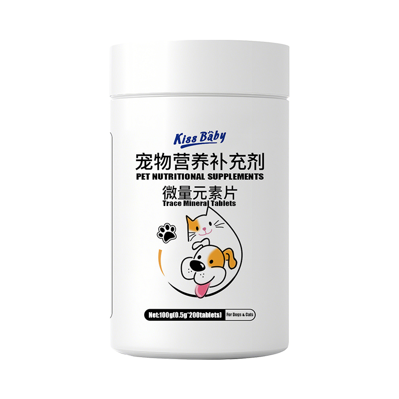 Pet Supplements: Multi-Trace Element Tablets for Dogs & Cats, Anti-Pica Chewable, Calcium Tablets for Dogs, Nutritional Support