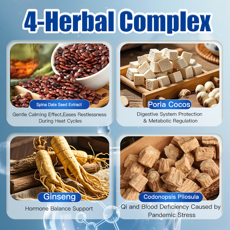 Pet Calming Tablets for Cats in Heat | Anti-Estrusion Pills for Female & Male Cats | Reduce Meowing & Restlessness