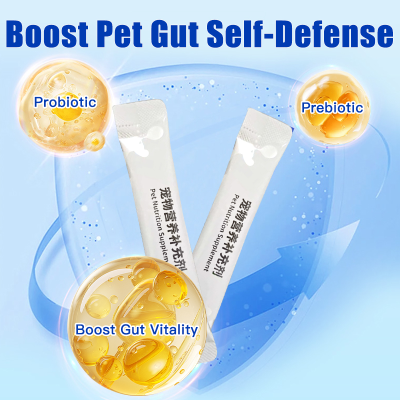 Probiotic for Pets, Specially Designed for Cats and Dogs, Supports Gastrointestinal Health. For Puppies and Kittens with Soft Stools, Diarrhea, Vomiting and Bloating. 30g/Box