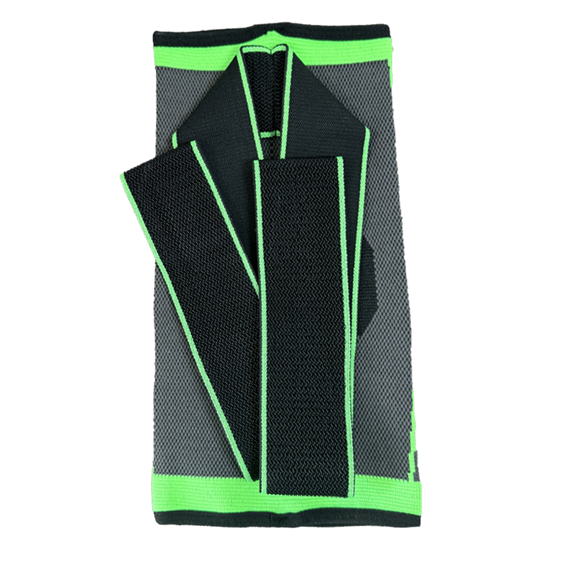 Wholesale sports knee pads and braces, fashionable spandex/nylon lace-up adjustable breathable knee pads with bandages