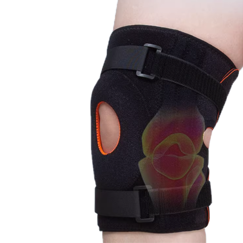 Neoprene knee pad with enhanced protection, universal breathable patella knee support
