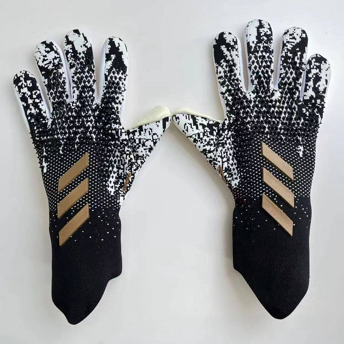 Professional protective latex knitted nylon gloves for football goalkeepers