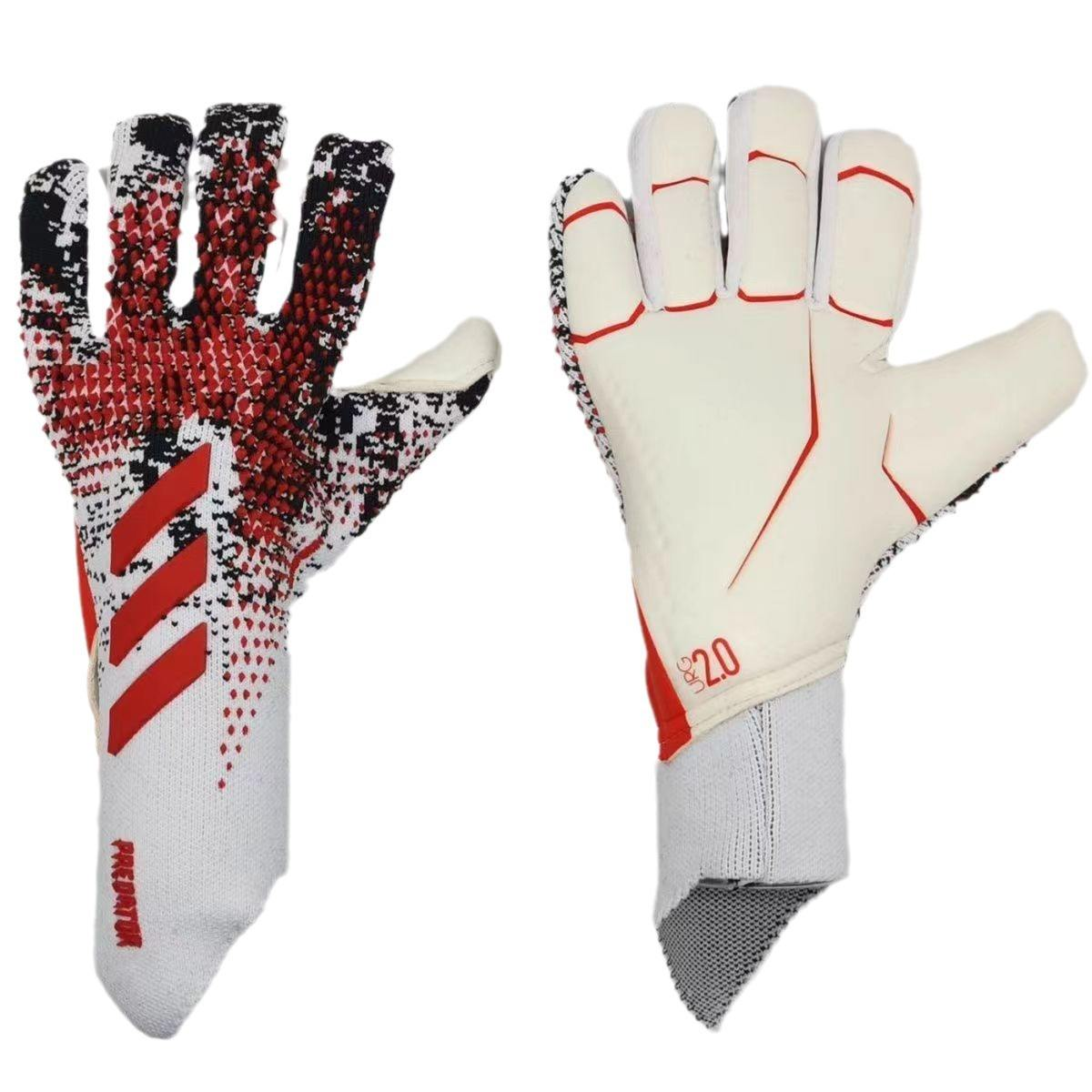Professional protective latex knitted nylon gloves for football goalkeepers