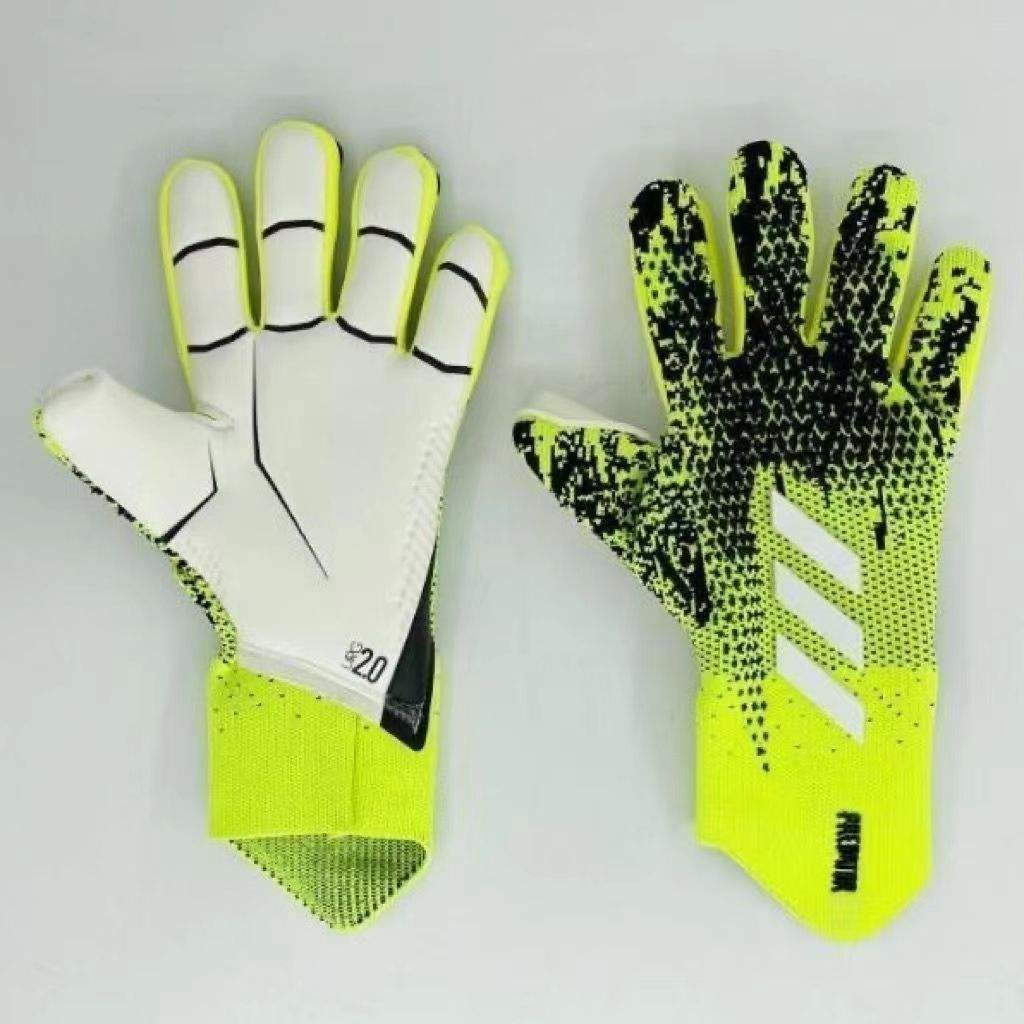 Professional protective latex knitted nylon gloves for football goalkeepers
